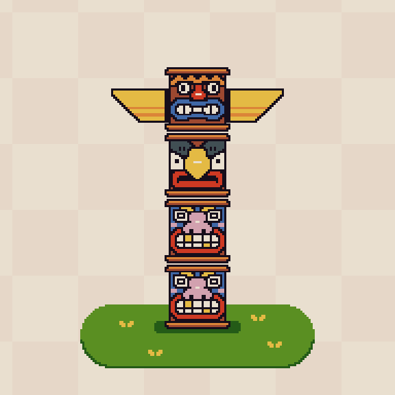 Tiki Totem  #1