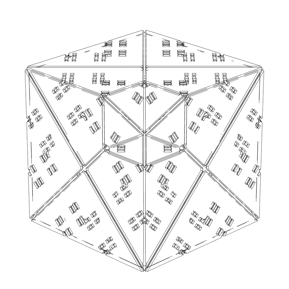 LL21 Alien Art Cube #656