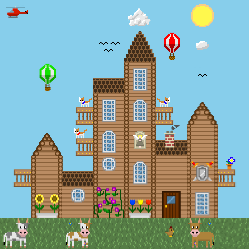 2D Mansion #64