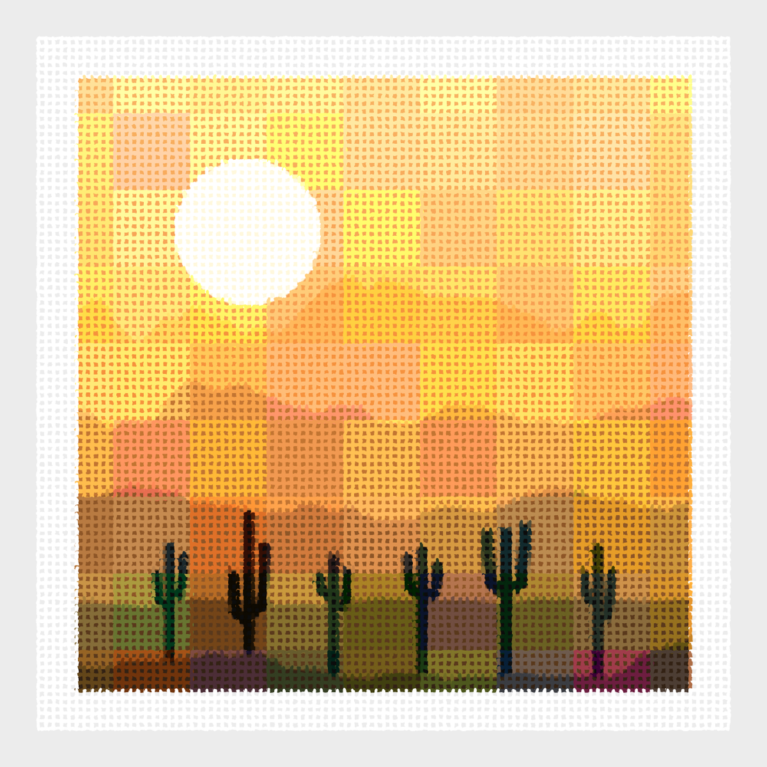 Saguaros #100