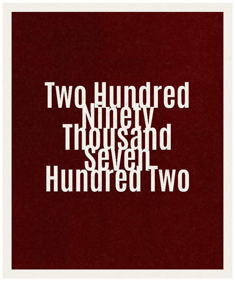 Count #290702