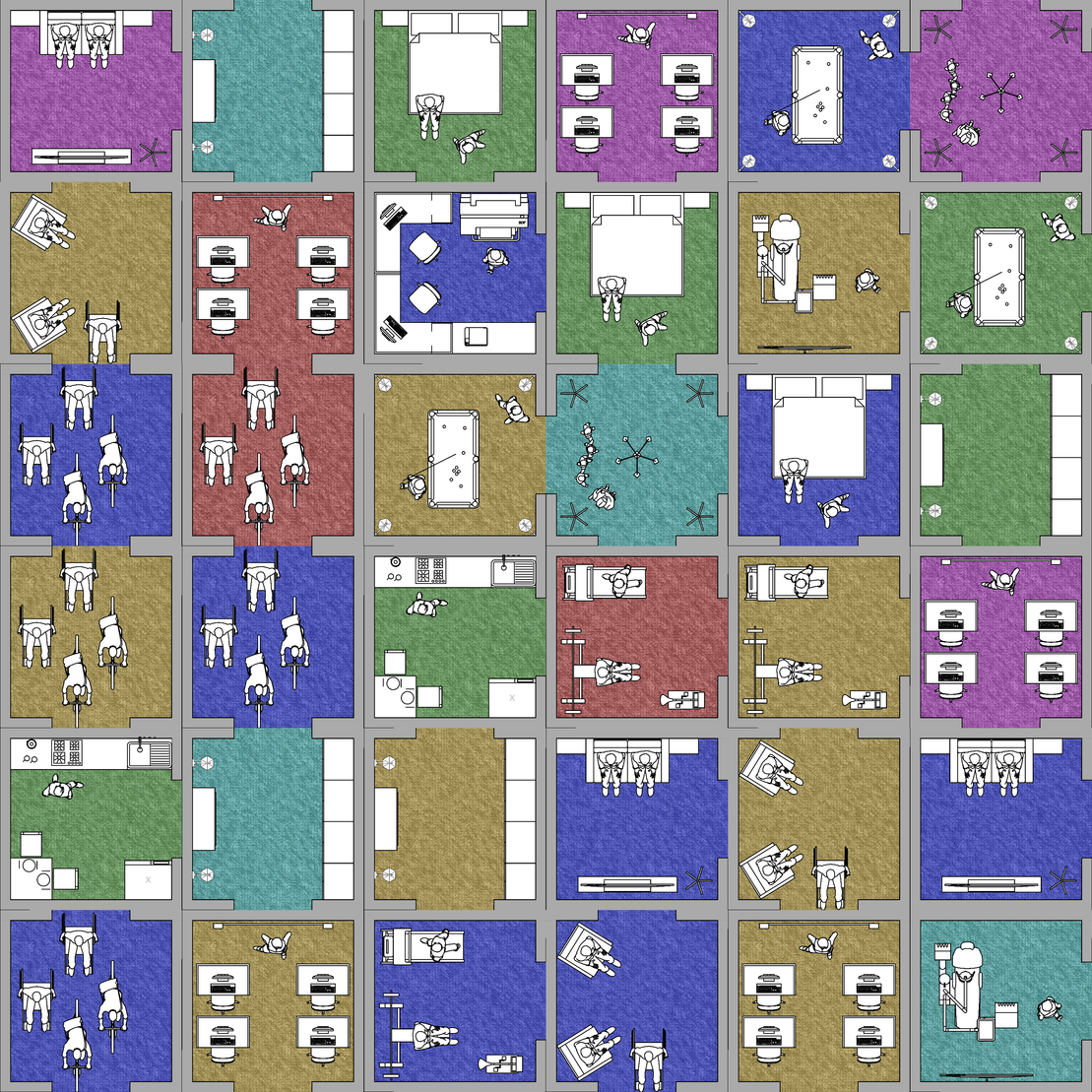 Harlequin block building #31