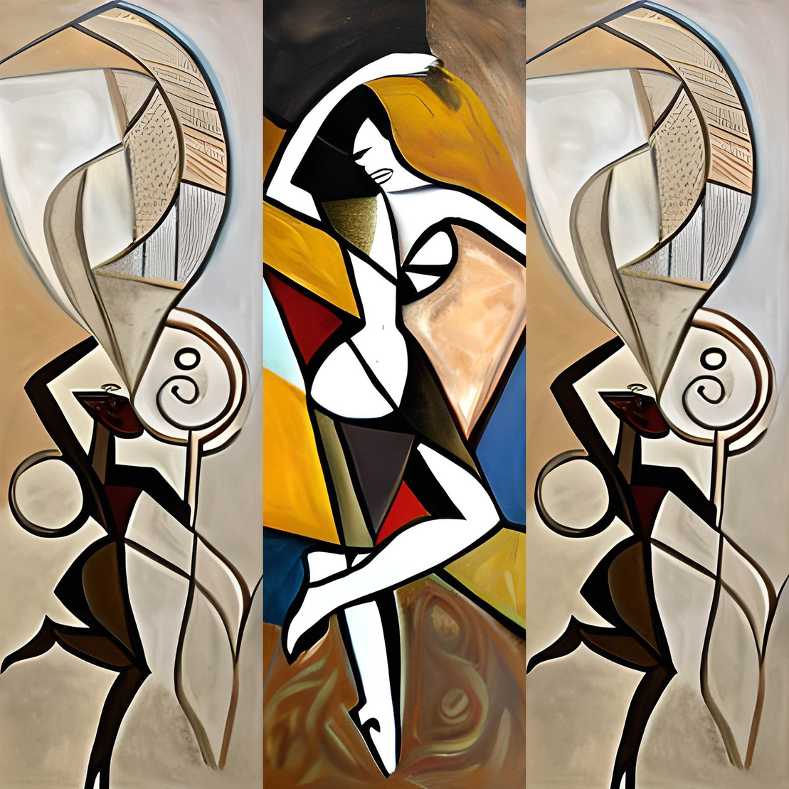 Cubism Dancers #1