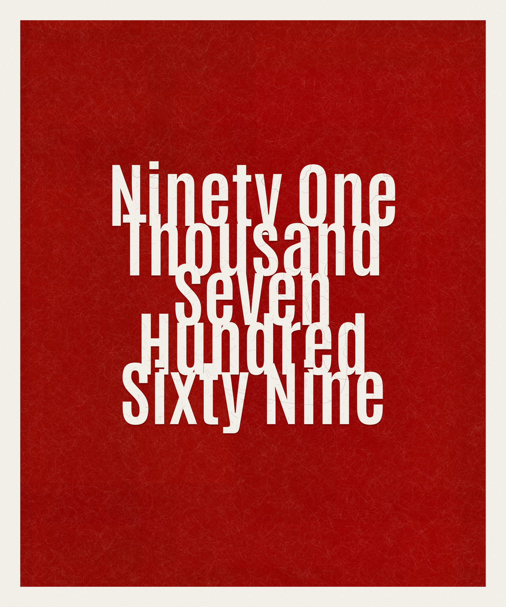 Count #91769