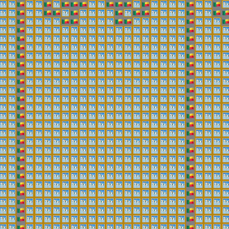 Elementary Cellular Emoji Automata #960