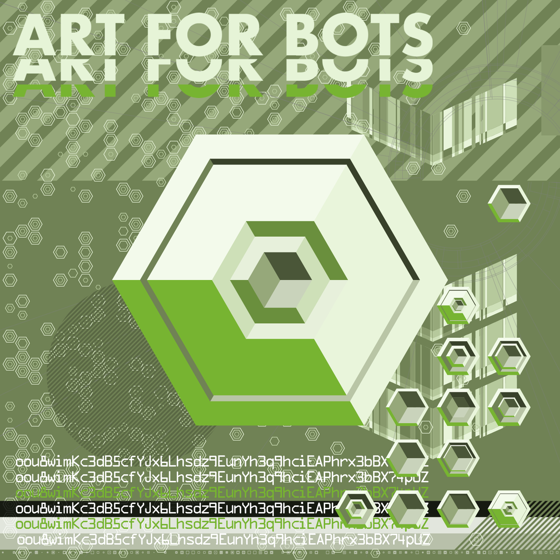 Hexagones - Art for Bots for Humans #15