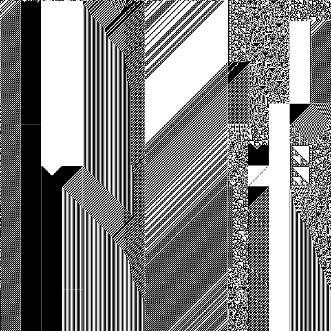 RULES (for Elementary Cellular Automata) #322