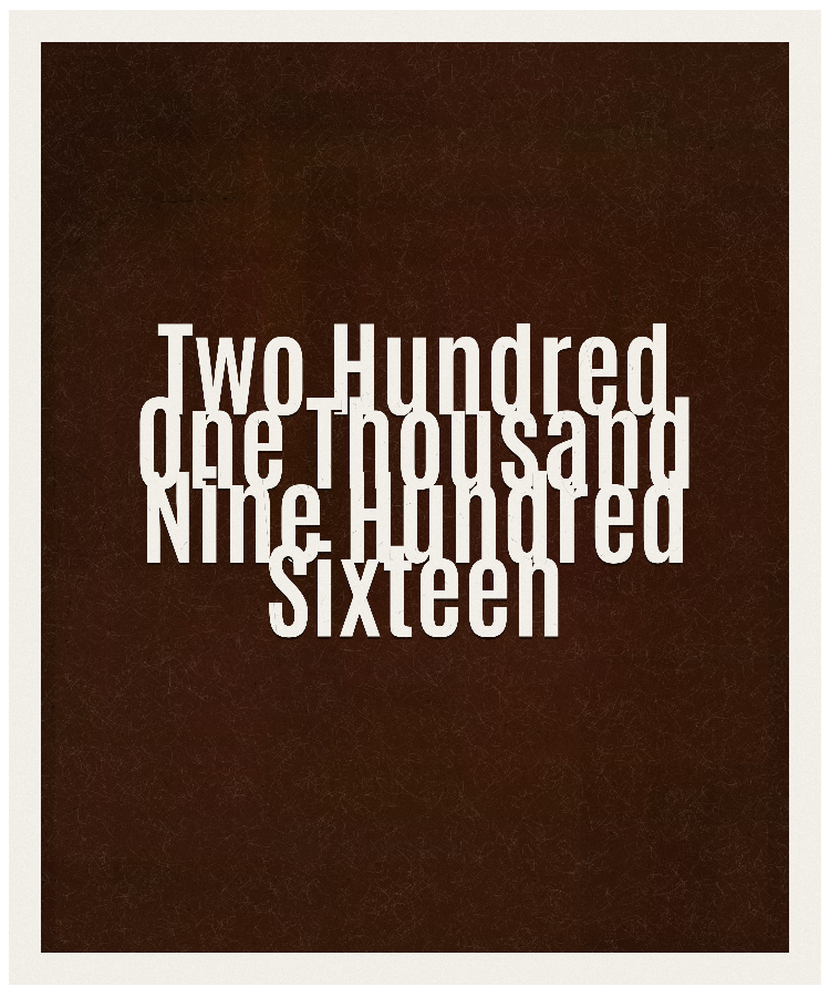 Count #201916