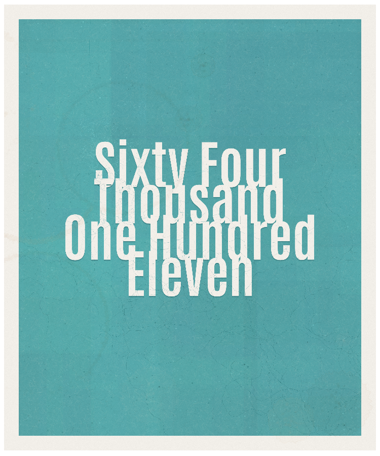 Count #64111