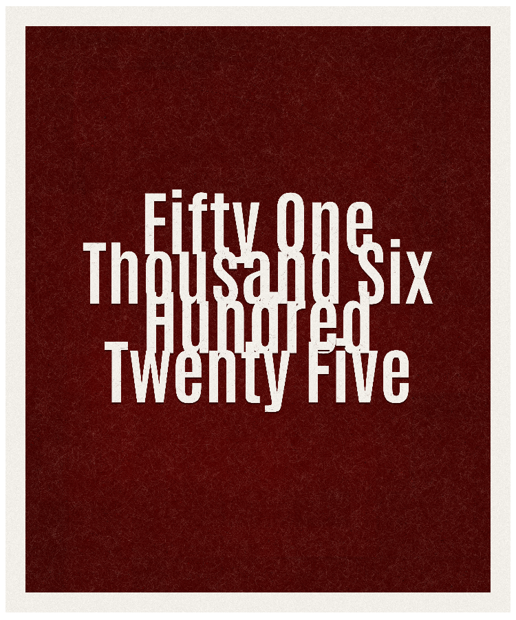 Count #51625