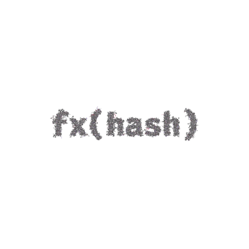 FXHASH Logo with Features #459