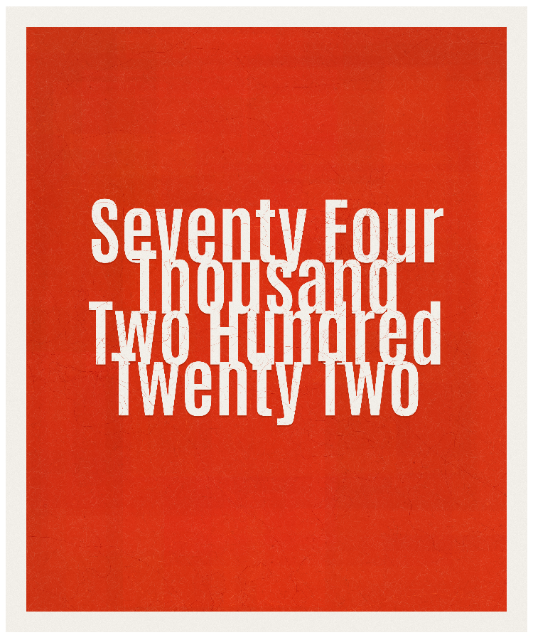 Count #74222