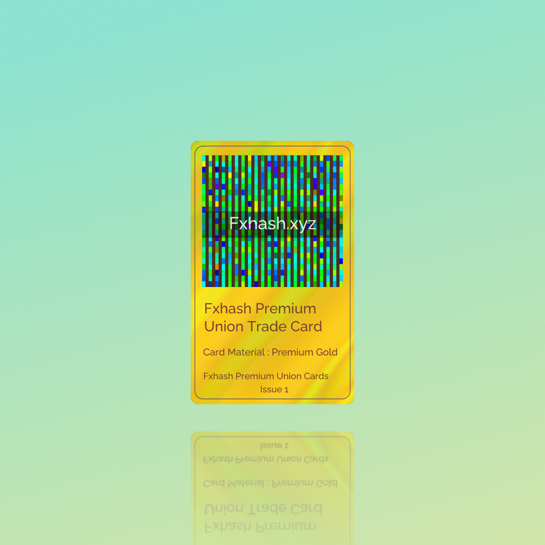 Fxhash Trade Cards #40