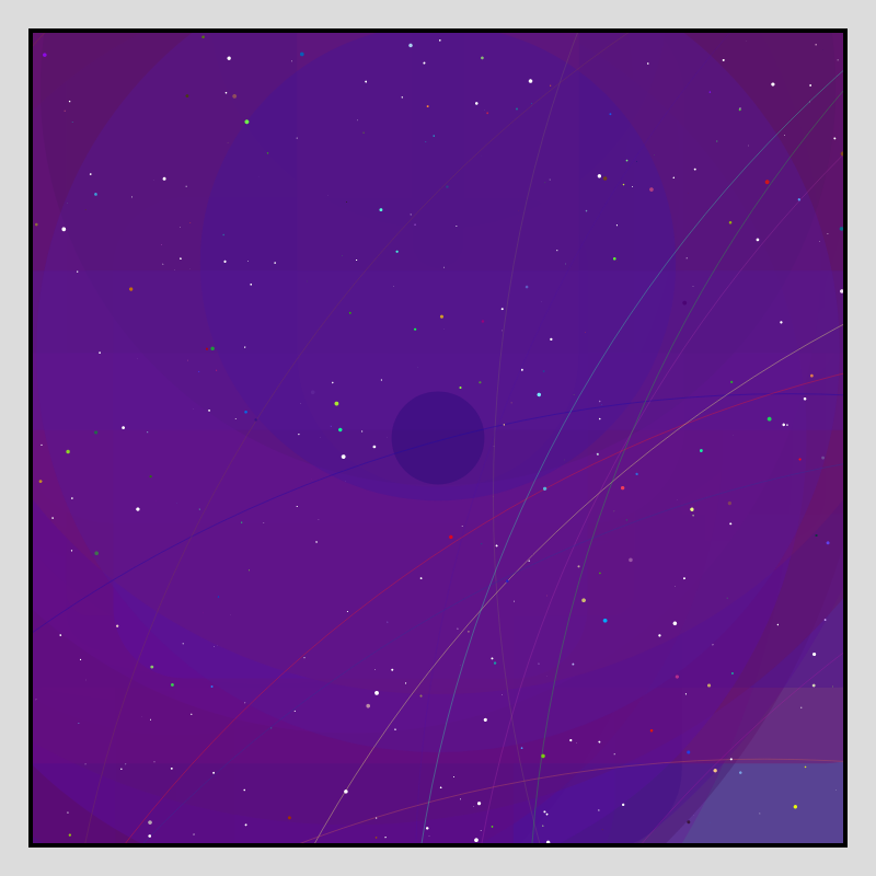 Color Field Starry B #110