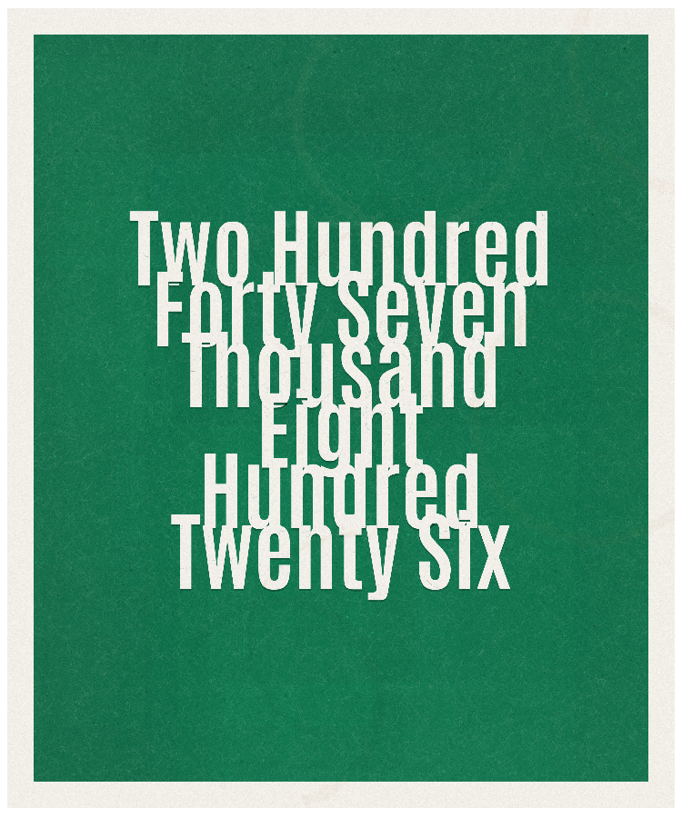 Count #247826
