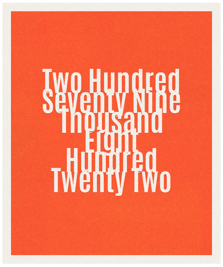 Count #279822