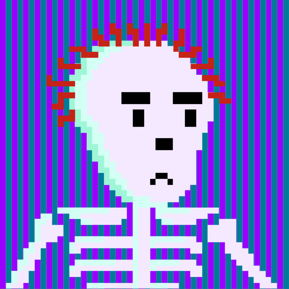 PIXEL SKULLETTI 1 #95