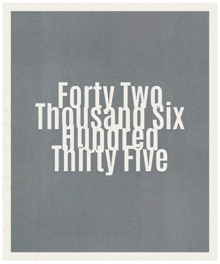 Count #42635