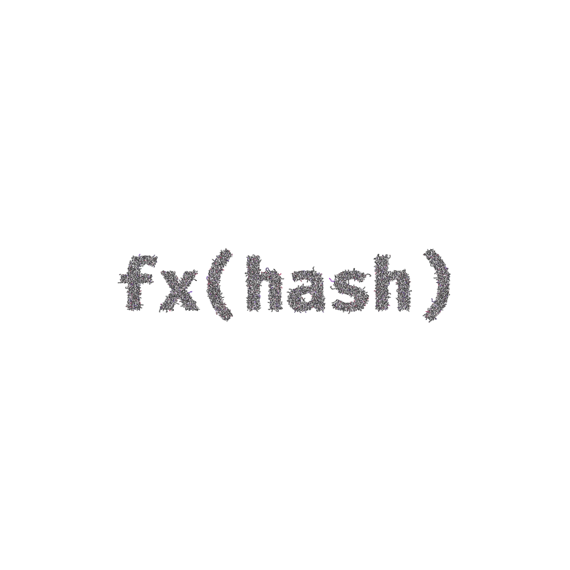 FXHASH Logo with Features #36