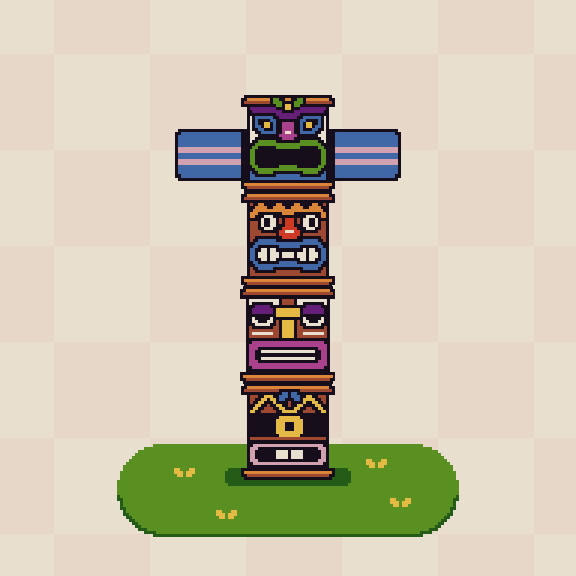 Tiki Totem  #12