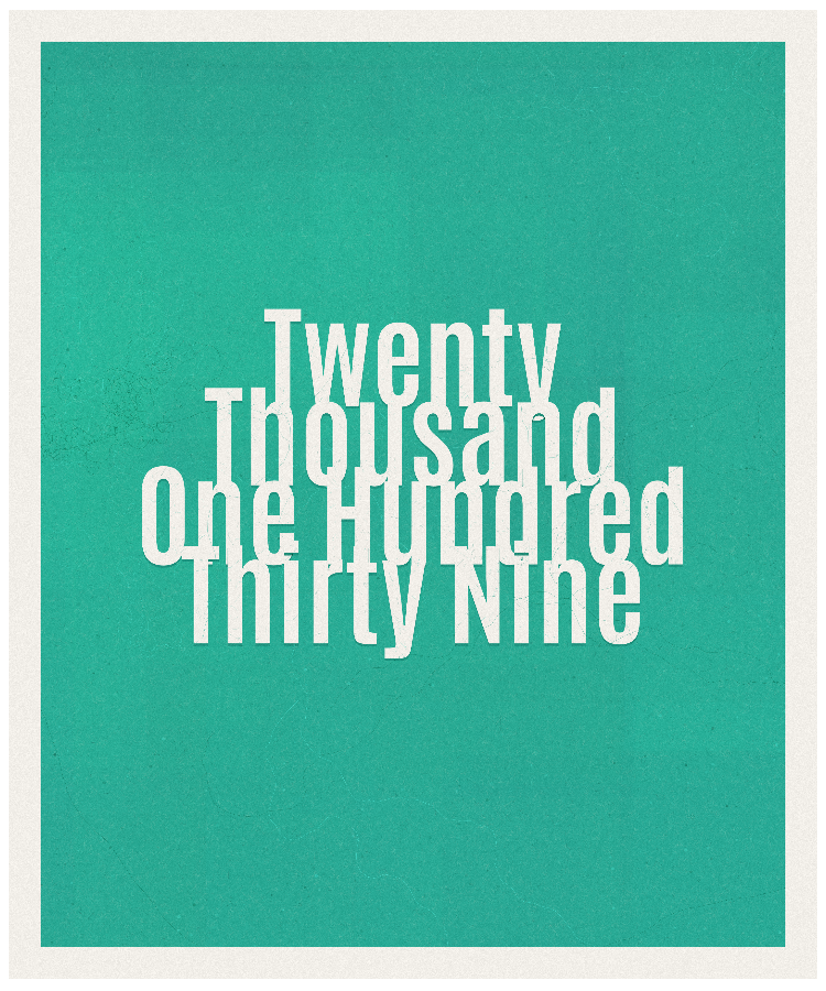 Count #20139