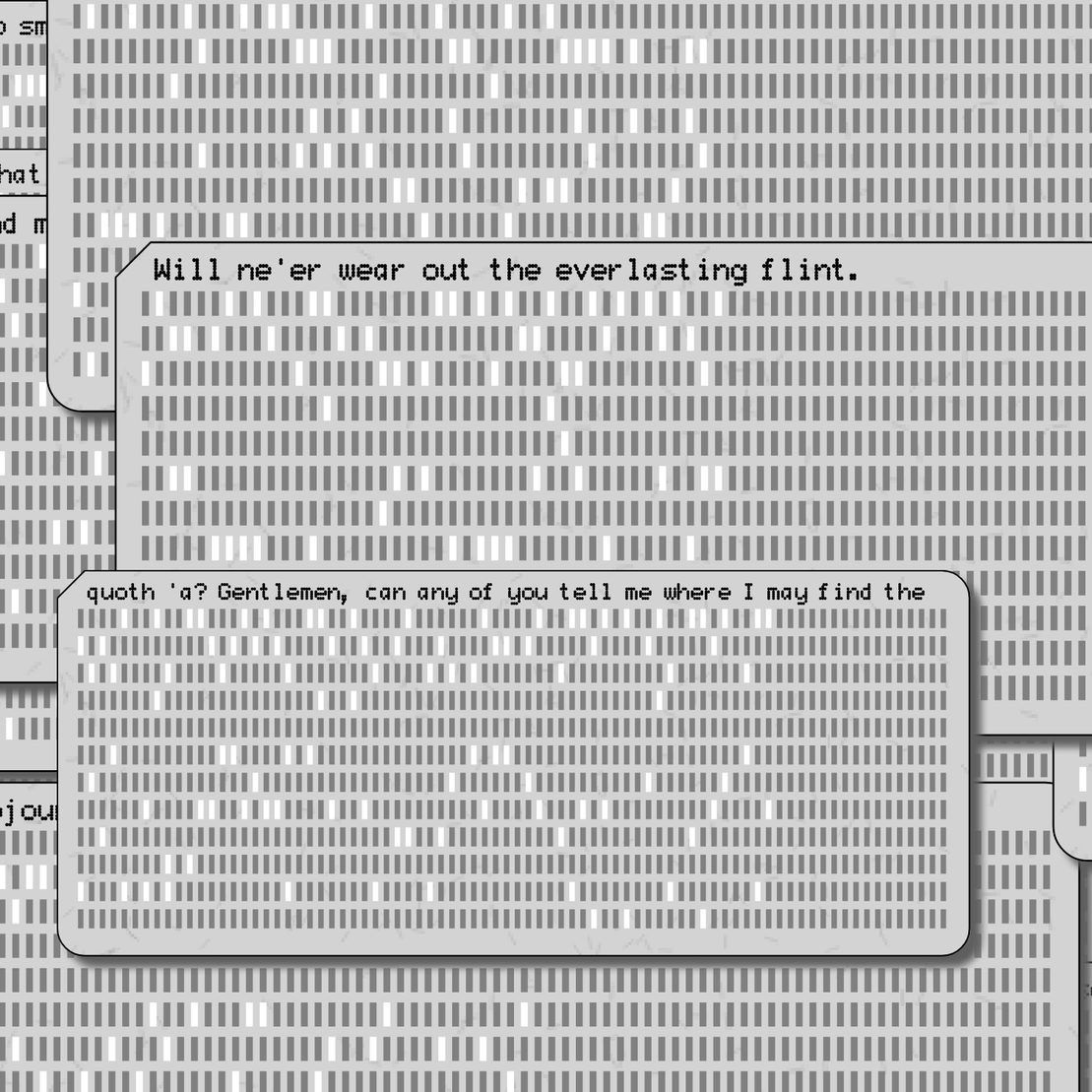 Romeo and Juliet on Punched Cards (Free) #105