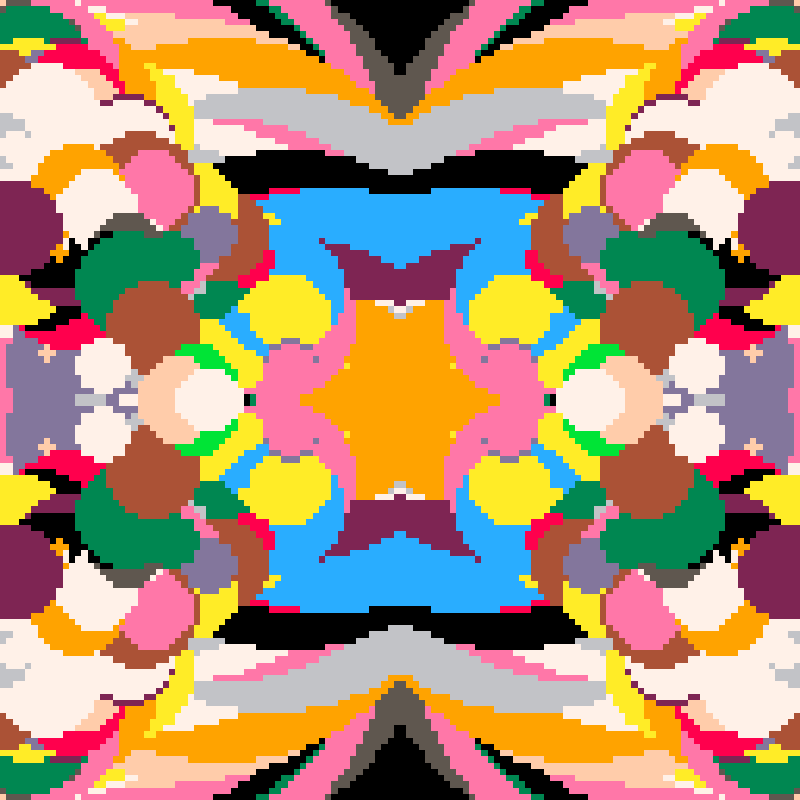 Rapid Psychedelic Inkblot Test Generator #64