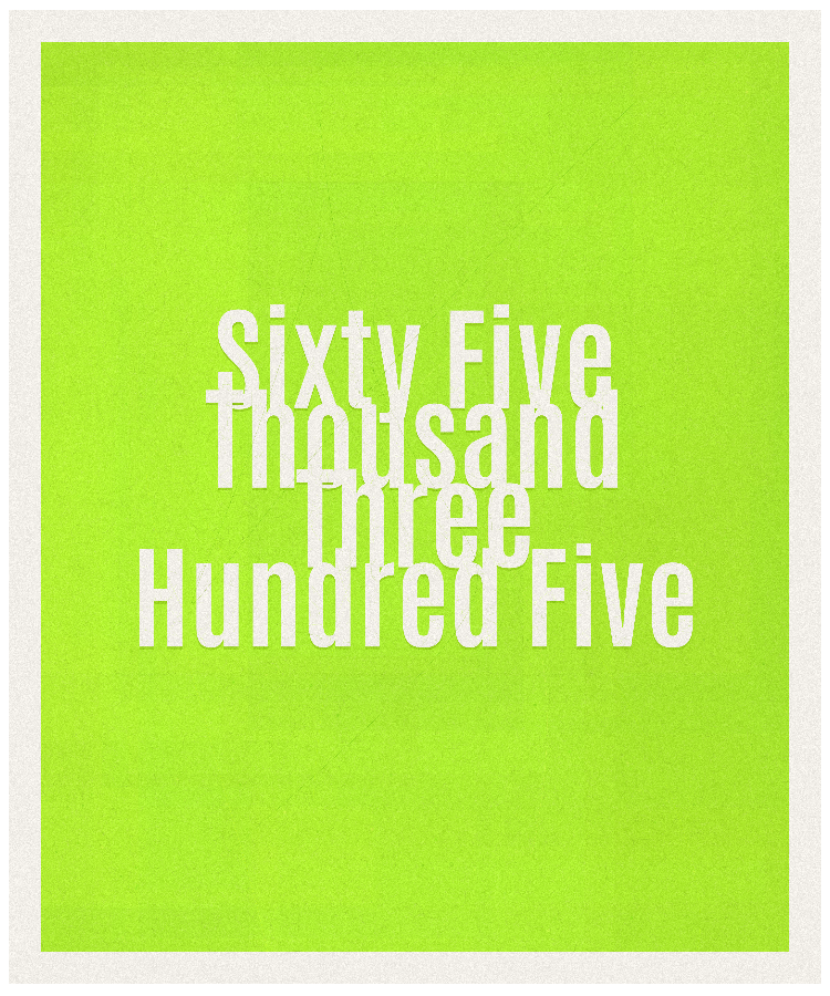 Count #65305