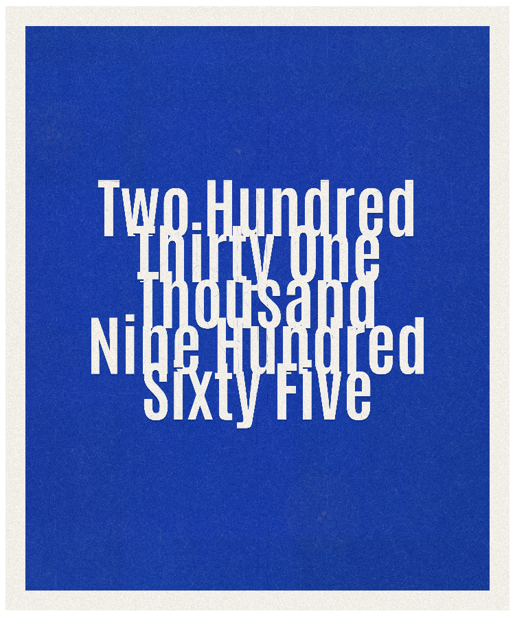 Count #231965