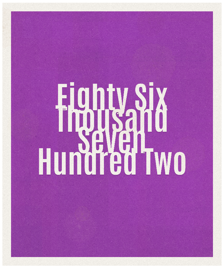 Count #86702