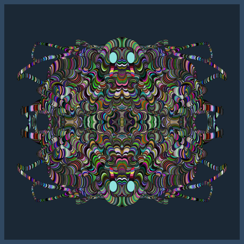 Symmetric Perlinized Ellipse #19