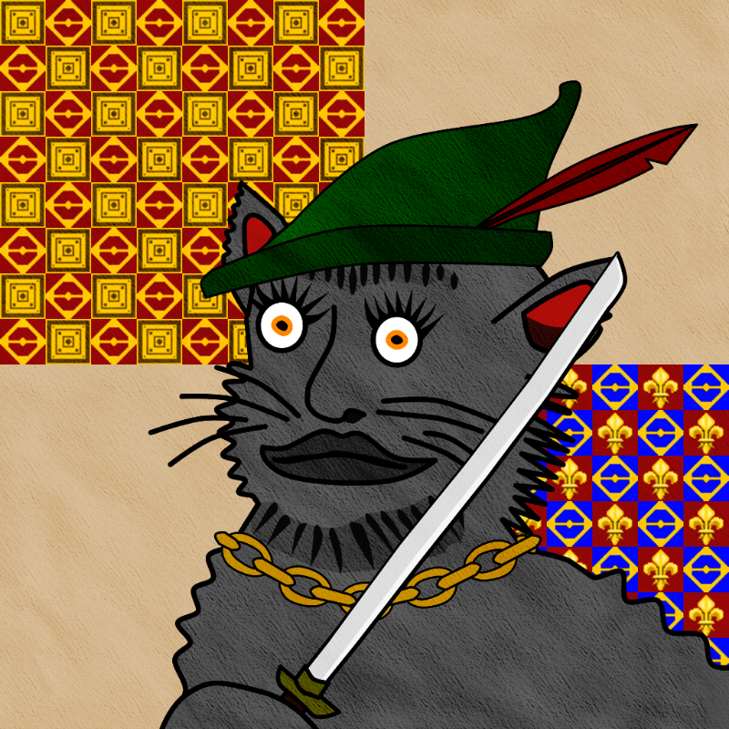 Famous Medieval Cat #43