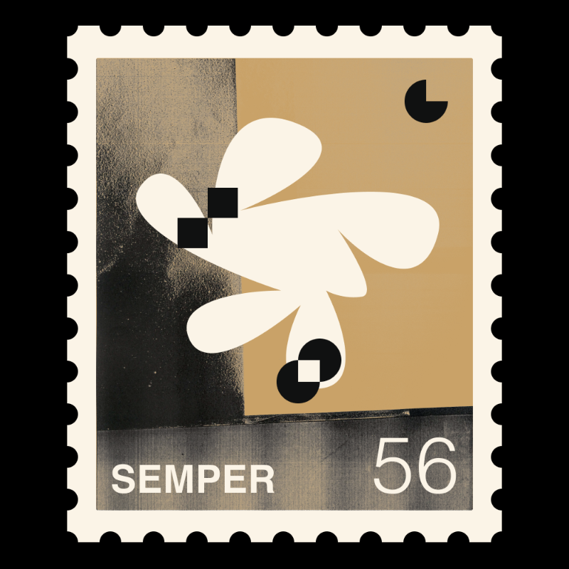 Postage stamp - Snowflakes