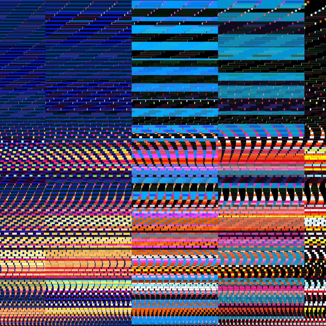 Glitchometry Stripes #94