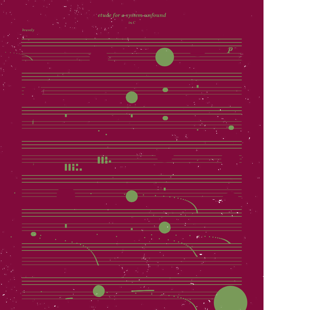 etude for a system unfound #186