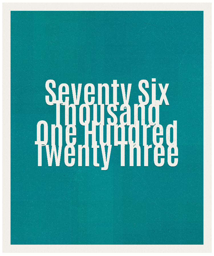 Count #76123