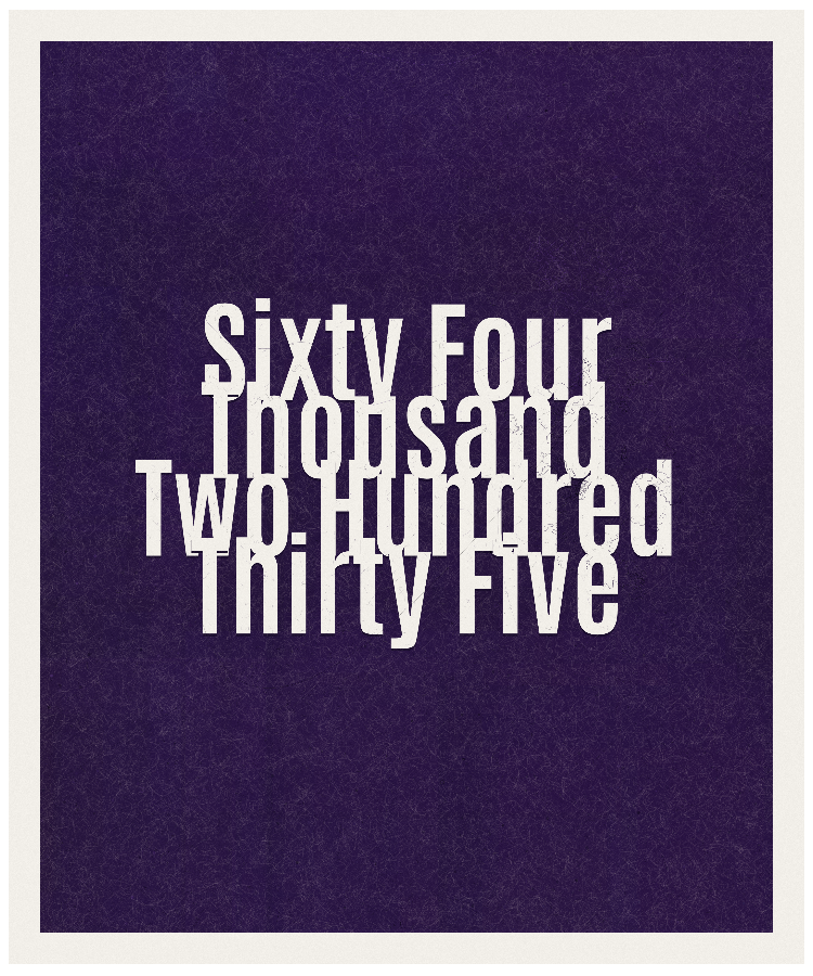 Count #64235