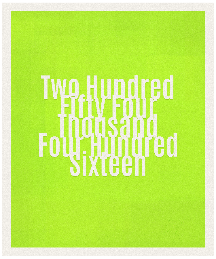 Count #254416