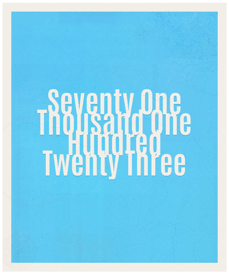 Count #71123