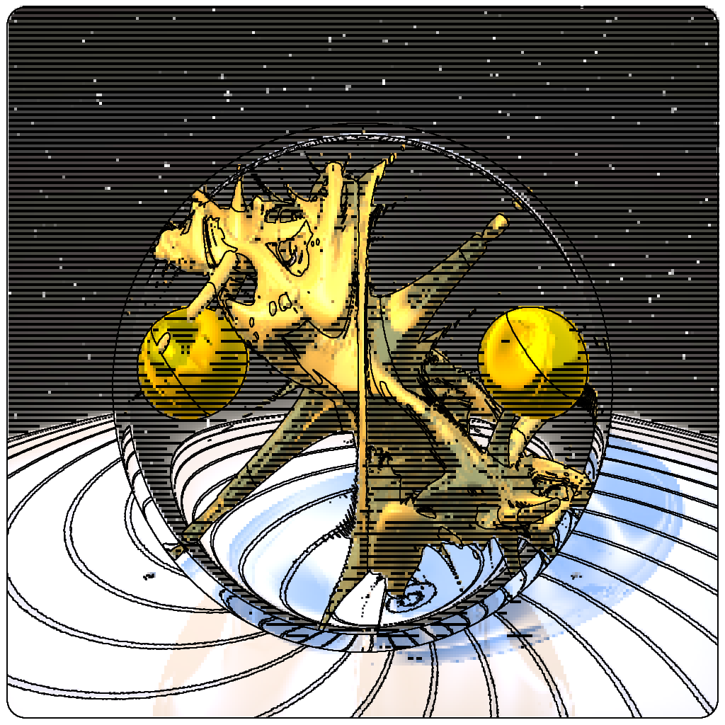 LL21 Mac Plus Fractal-in-a-Globe #14