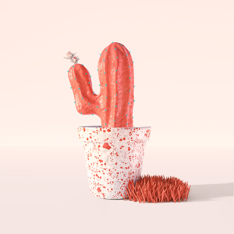 3D Crypto Cacti #61