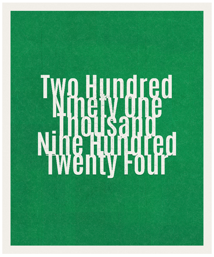 Count #291924