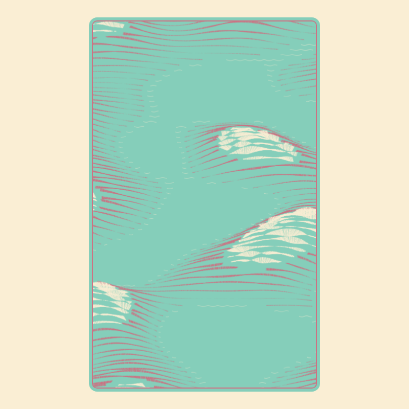 Topographic Playing Card #50