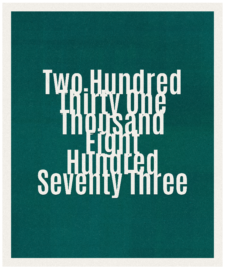 Count #231873