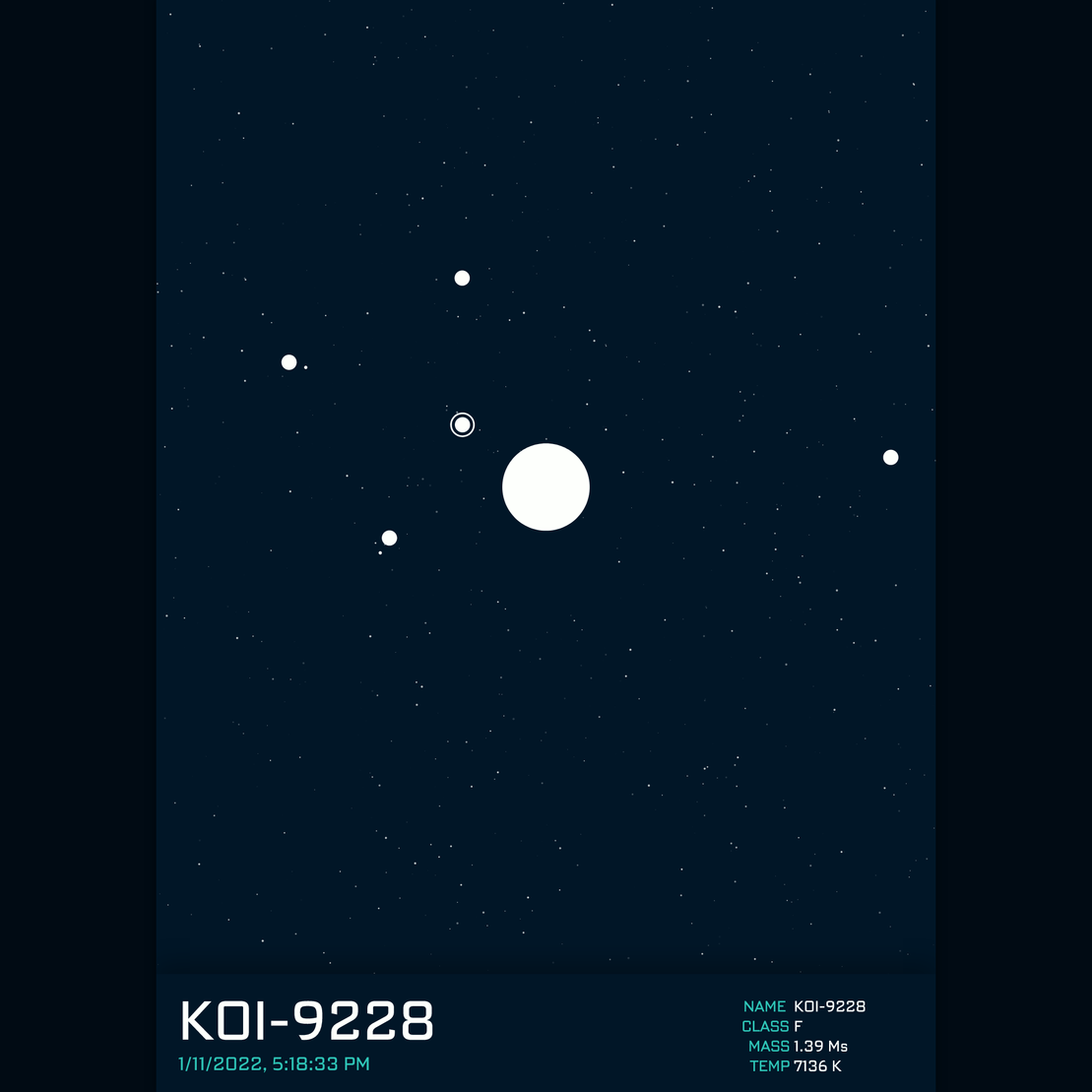 PLANETARY SYSTEM #54