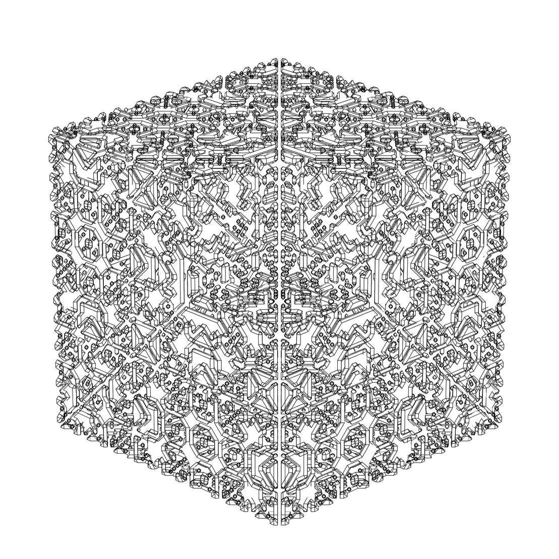 LL21 Alien Art Cube #662
