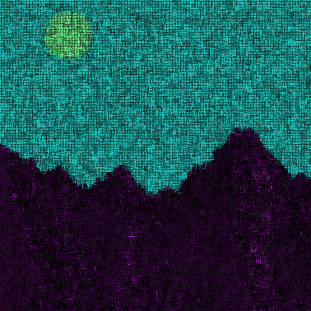 Classic generative landscape V2 #64