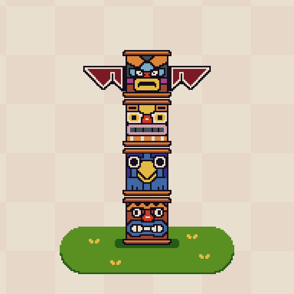 Tiki Totem  #7