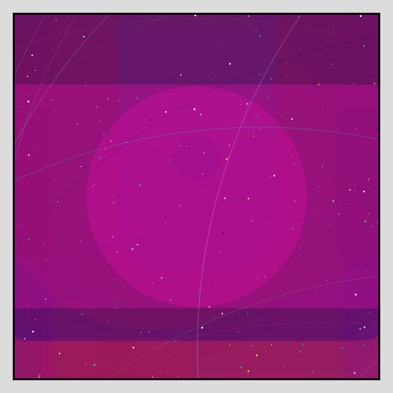 Color Field Starry B #13