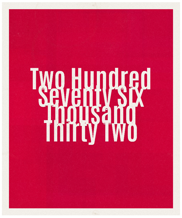 Count #276032